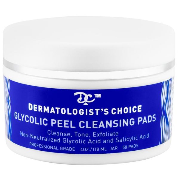 Glycolic Peel Cleansing Pads with glycolic and salicylic acid | Dermatologist s Choice Online Hot Sale