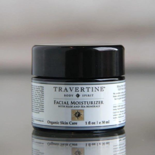 Facial Moisturizer (with Aloe and Sea Minerals) | Travertine Spa Online