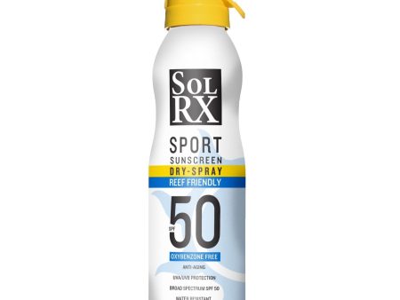 SPORT SPF 50 Sunscreen Spray | SolRX Sunscreen Online