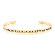 You Make The World A Better Place Bracelet | Mantraband Hot on Sale