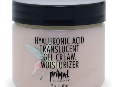 Hyaluronic Acid Translucent Gel Cream Moisturizer | Primal Elements For Discount