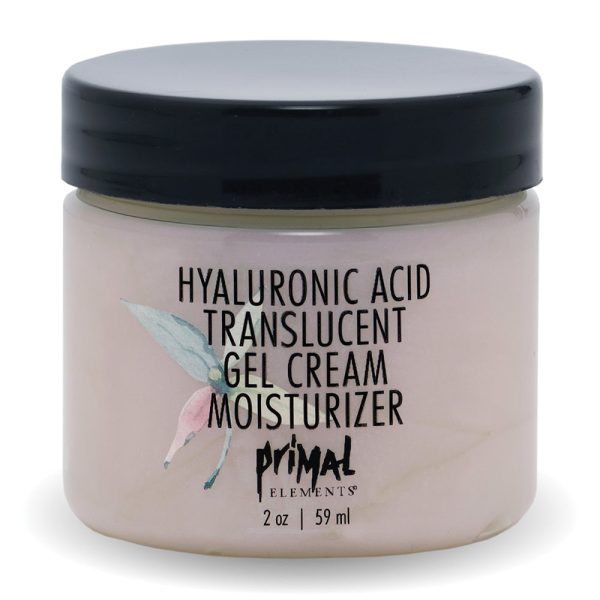 Hyaluronic Acid Translucent Gel Cream Moisturizer | Primal Elements For Discount