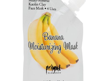 Banana Moisturizing Face Mask | Primal Elements Discount