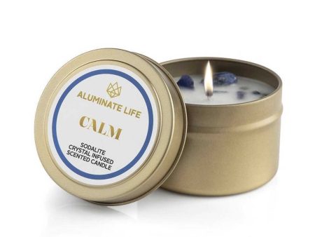 Calm Candle Tin | Aluminate Life For Sale