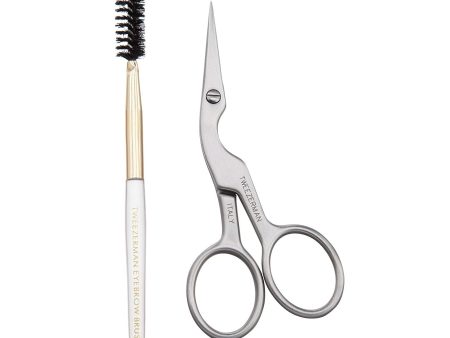 Brow Shaping Scissors & Brush | Tweezerman Online