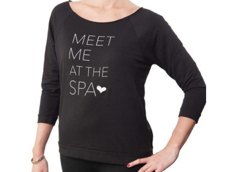 Meet Me at the Spa Women s Sweatshirt | Lucky Owl Hot on Sale