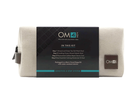 Sensitive 4-Step RegiMEN & Travel Bag | OM4Men Supply