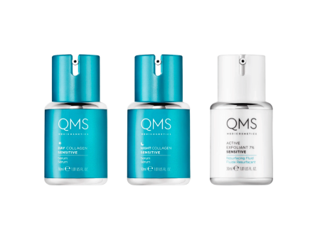 Collagen System Sensitive 3-Step Routine Set | QMS Medicosmetics For Sale