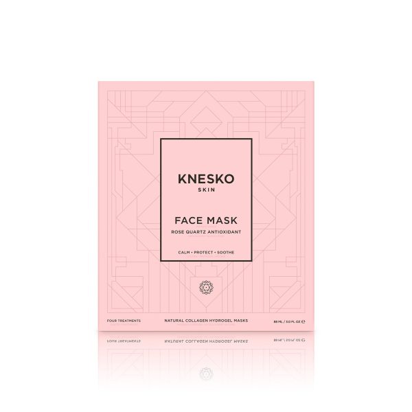 Rose Quartz Antioxidant Face Mask - 4 Pack | Knesko For Discount