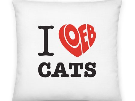 I Loeb Cats Premium Pillow Online now