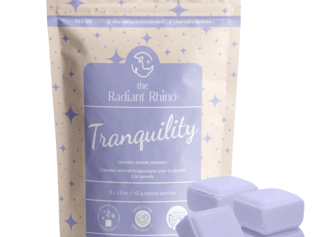 Tranquility | Lavender Shower Steamers | The Radiant Rhino Online Sale