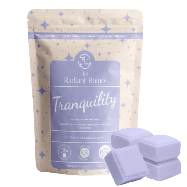 Tranquility | Lavender Shower Steamers | The Radiant Rhino Online Sale