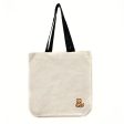 Canvas Totebag - with Embroidered Meditating Fox | Lucky Owl Online Hot Sale