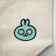 Canvas Totebag - with Embroidered Spa Bunny | Lucky Owl For Sale