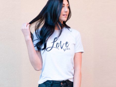 Love Wins Unisex Crew Neck T-Shirt | Lucky Owl on Sale