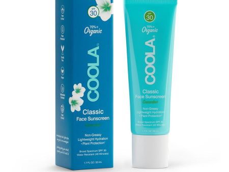 Classic Face Organic Sunscreen Lotion SPF 30 - Cucumber | COOLA Online Hot Sale