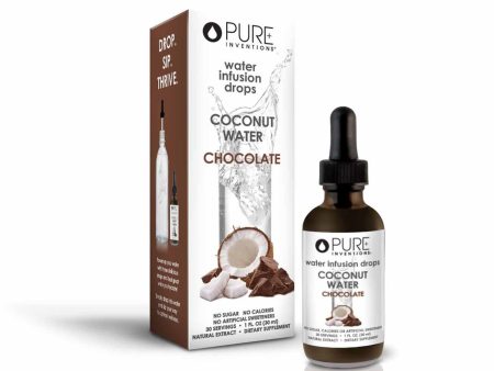 Coconut Chocolate Water Infusion Drops | Pure Inventions For Discount