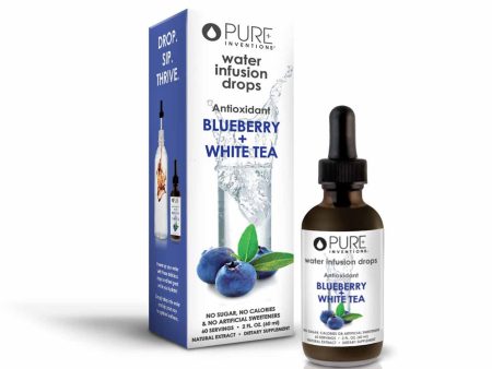 Super Fruit Extracts Water Infusion Drops - Blueberry + White Tea | Pure Inventions Supply