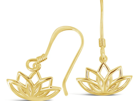 Lotus Earrings | Little Sparkles Online Hot Sale