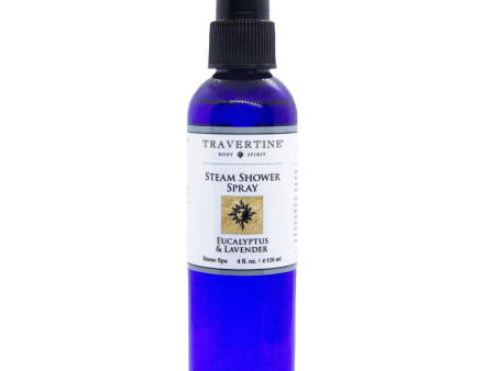 Eucalyptus + Lavender Steam Shower Spray | Travertine Spa For Sale