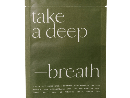 Korean Sheet Mask - Take a Deep Breath | Lucky Owl Supply