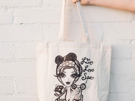 Spa Girl Tote Bag | Lucky Owl Supply