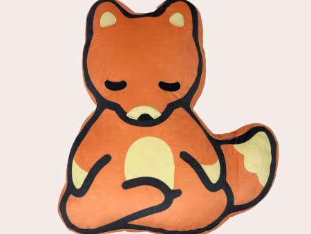 Meditating Fox Plushie | Lucky Owl For Sale