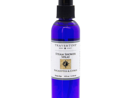 Eucalyptus + Citrus Steam Shower Spray | Travertine Spa Online Sale