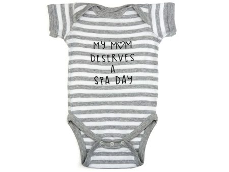 Mom Needs A Spa Day Baby Onesie | Lucky Owl Online Sale