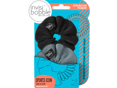 POWER SPRUNCHIE Been There, Run That 3 pc | invisibobble For Discount