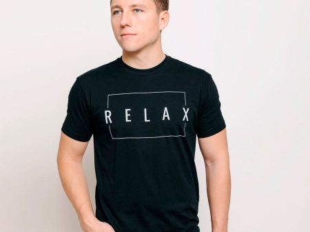 Relax Unisex T-Shirt - Vintage Black | Lucky Owl Sale