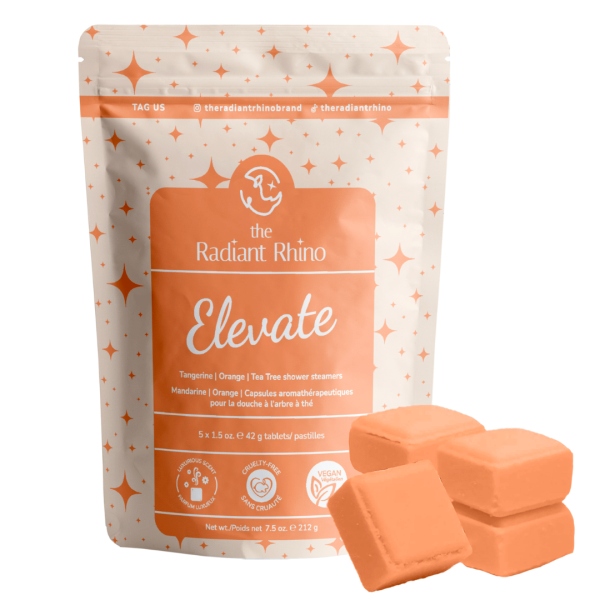 Elevate | Orange Shower Steamers | The Radiant Rhino Online now