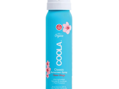 Classic Body Organic Sunscreen Spray SPF 50 (Travel Size) - Guava Mango | COOLA For Discount