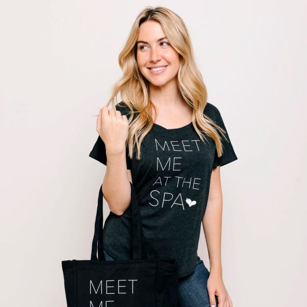 Meet Me at the Spa Classic Dolman T-Shirt | Lucky Owl Online