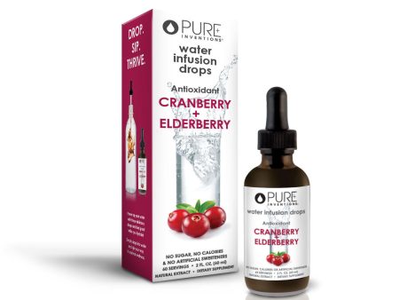 Super Fruit Extracts Water Infusion Drops - Cranberry + Elderberry | Pure Inventions Online Sale