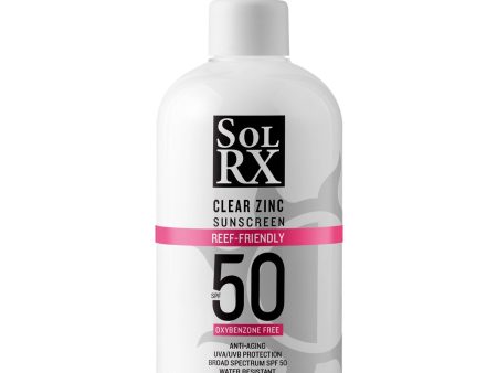 Clear Zinc 16 oz Sunscreen w Pump | SolRX Sunscreen on Sale