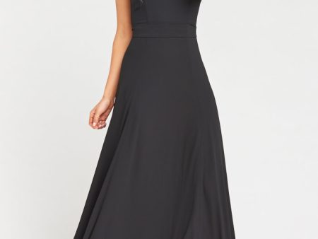 Jenn Maxi Dress ~ Black Chiffon Cheap